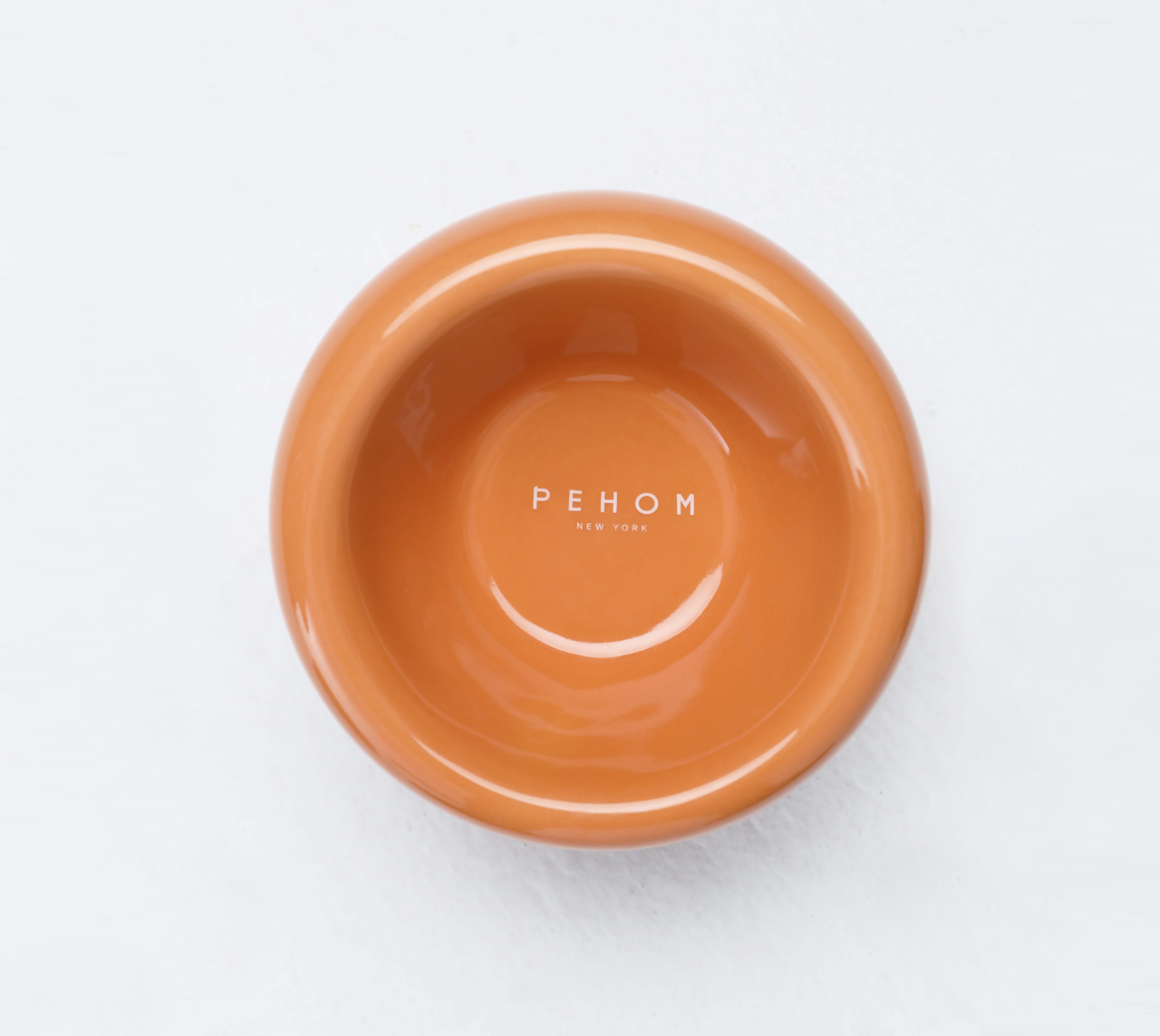 Soufflé Pet Bowl - Amber Orange