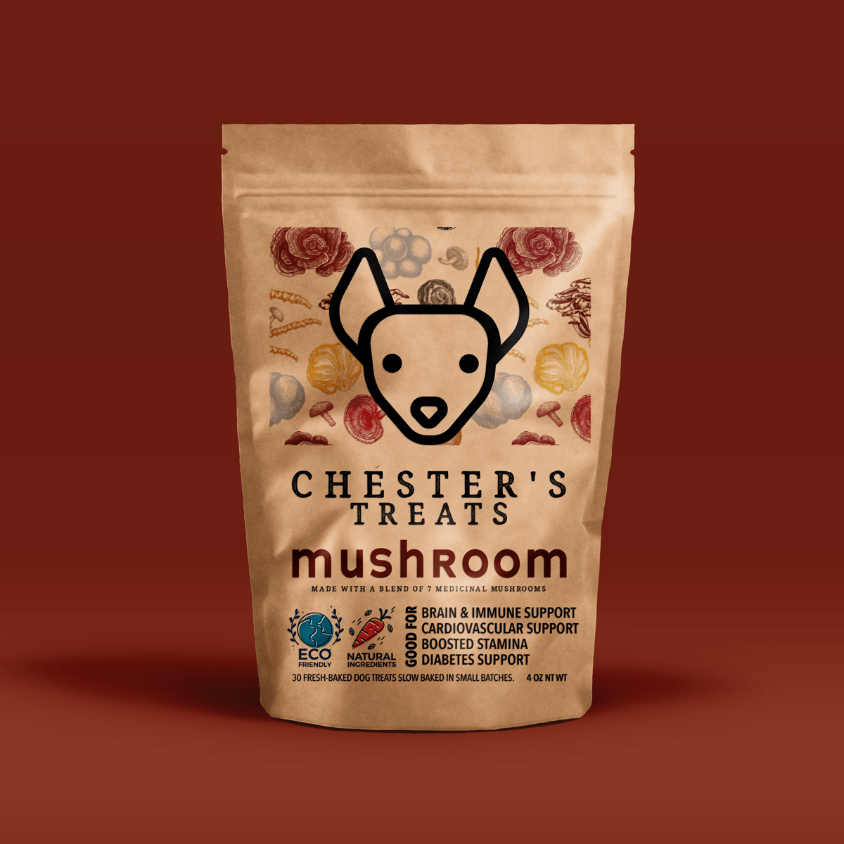 Chester's 7 Mushroom Blend for Brain, Immune, Cardiovascular Support