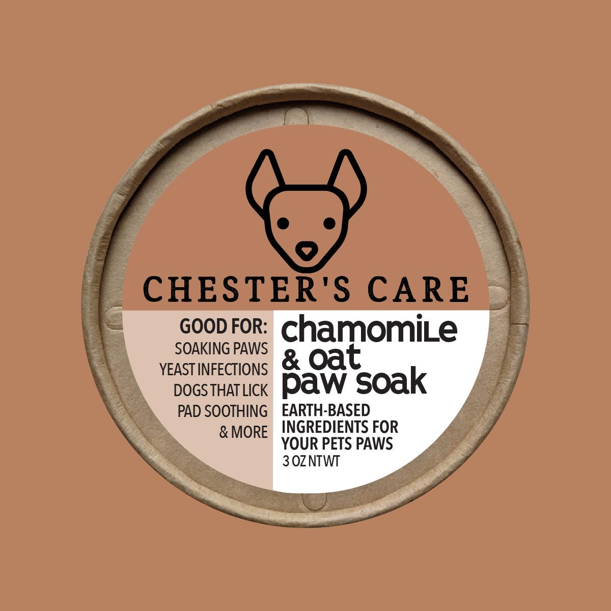 Chester's Soothing Chamomile Paw Soak for Dogs